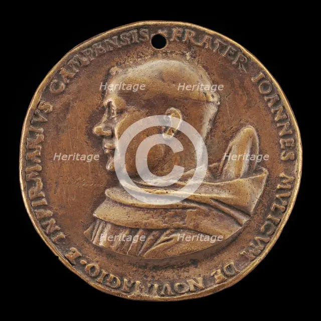 Johannes Mulicum, Infirmarian of the Cistercian Monastery at Kamp near Neuss [obverse], 1540. Creator: Friedrich Hagenauer.