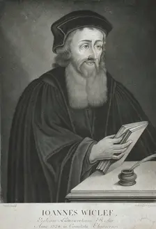 Johannes Wiclef, 18th century. Creator: Johann Simon Negges