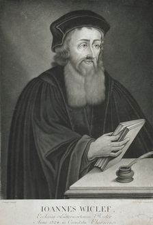 Johannes Wiclef, 18th century. Creator: Johann Simon Negges