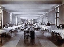 Johannesburg Hospital, South Africa: hospital ward with child patients and nurses, c1905. Creator: Unknown