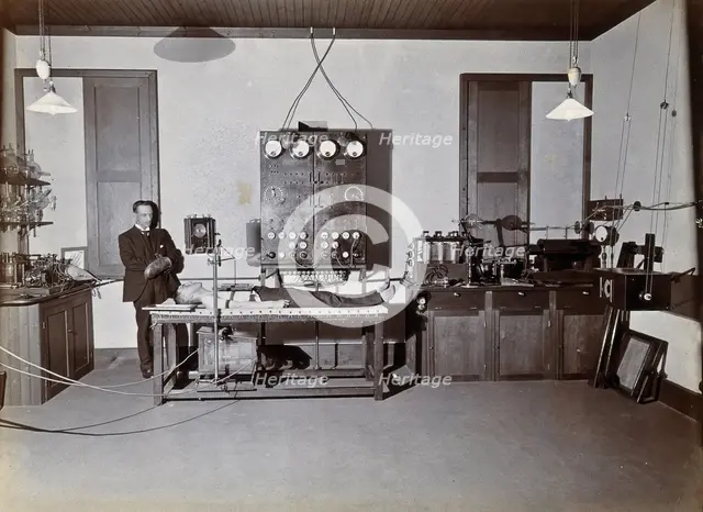 Johannesburg Hospital, South Africa: male patient, possibly being x-rayed, c1905. Creator: Unknown.