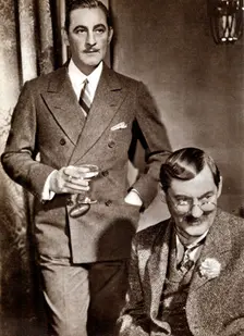 John (1882-1942) and Lionel (1878-1954) Barrymore, American stage and screen actors