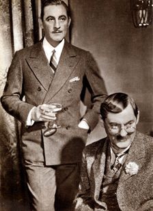 John (1882-1942) and Lionel (1878-1954) Barrymore, American stage and screen actors