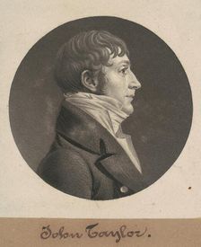 John Taylor, 1806. Creator: Charles Balthazar Julien Févret de Saint-Mémin
