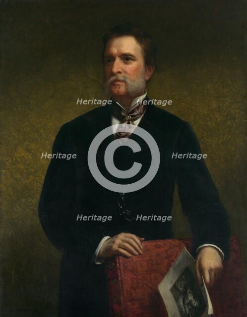 John Taylor Johnston, 1875. Creator: Daniel Huntington.