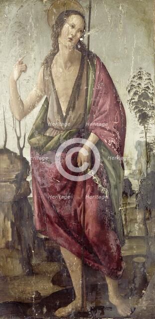 John the Baptist, 1470-1497. Creator: Francesco Botticini.