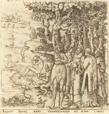 John the Baptist Testifies for Christ, probably c. 1576/1580. Creator: Leonard Gaultier