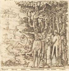 John the Baptist Testifies for Christ, probably c. 1576/1580. Creator: Leonard Gaultier