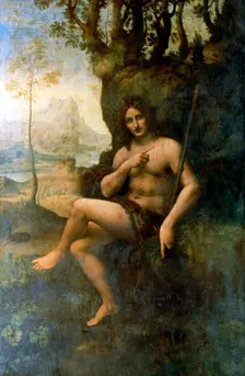 John the Baptist, with the attributes of Bacchus 1513-1516. Artist: Leonardo da Vinci