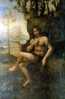 John the Baptist, with the attributes of Bacchus 1513-1516. Artist: Leonardo da Vinci