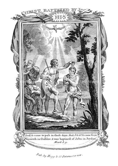 John the Baptist baptising Jesus, c1808. Artist: Unknown