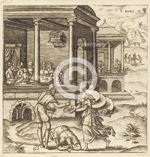 John the Baptist Beheaded, probably c. 1576/1580. Creator: Leonard Gaultier.