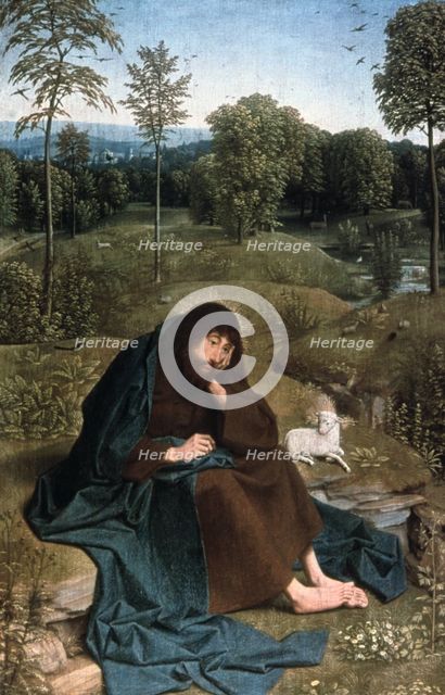 'John the Baptist in the Wilderness', 1490-1495. Artist: Geertgen tot Sint Jans