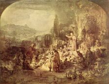 John the Baptist Preaching 1637-1650, (1967). Creator: Rembrandt Harmensz van Rijn