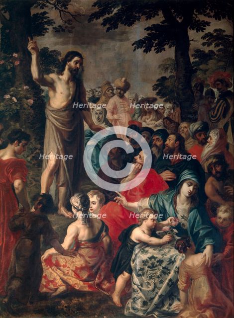 John the Baptist Preaching. Creator: Hendrick van Balen I.