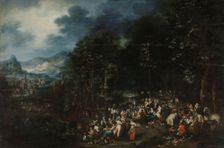 John the Baptist Preaching, Beginning of 18th century. Creator: Johannes Jacob Hartmann