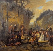 John the Baptist Preaching in the Wilderness, c1652-1653. Creator: Jan Steen