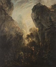 John the Baptist Preaching, probably 1768. Creator: Elias Martin