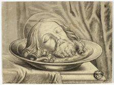 John the Baptist's Head on Charger, n.d. Creator: Samuel Shelley