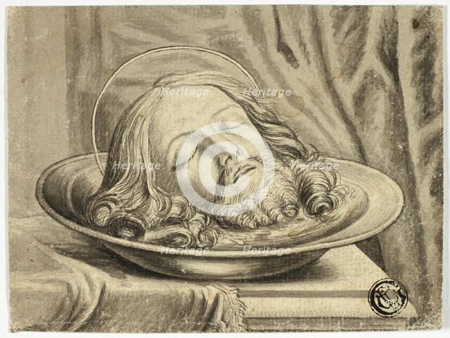 John the Baptist's Head on Charger, n.d. Creator: Samuel Shelley.