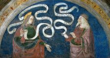 John the Evangelist and the King David, 1492-1495