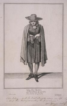John the Quaker Cries of London, (c1688?). Artist: Anon
