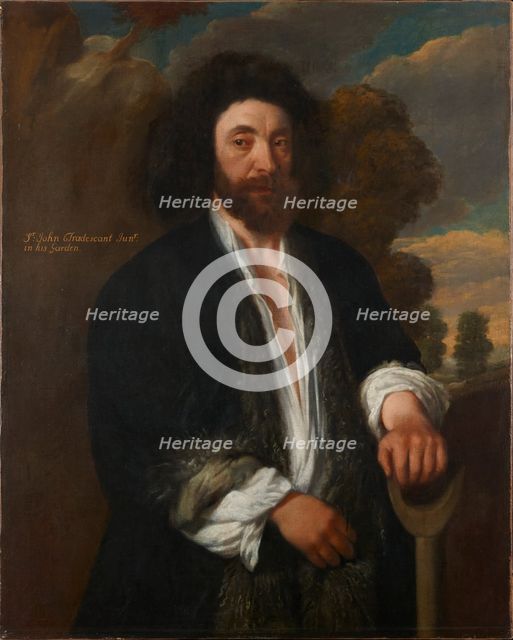 John Tradescant the Younger as a Gardener, 17th century. Artist: Thomas de Critz.