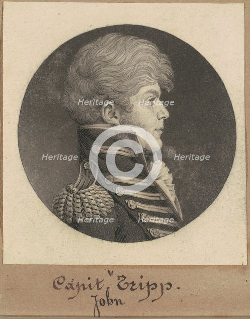 John Trippe, 1809. Creator: Charles Balthazar Julien Févret de Saint-Mémin.