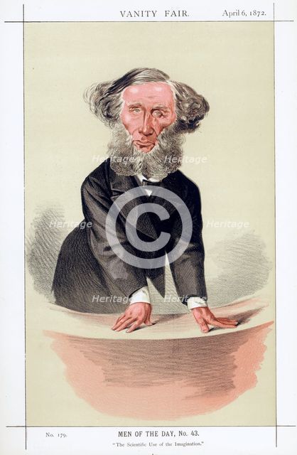 John Tyndall, Irish-born British physicist, 1872. Creator: Unknown.