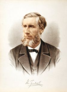 John Tyndall, Irish-born British physicist and populariser of science, c1880. Creator: Unknown
