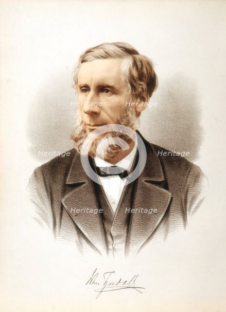 John Tyndall, Irish-born British physicist and populariser of science, c1880. Creator: Unknown.