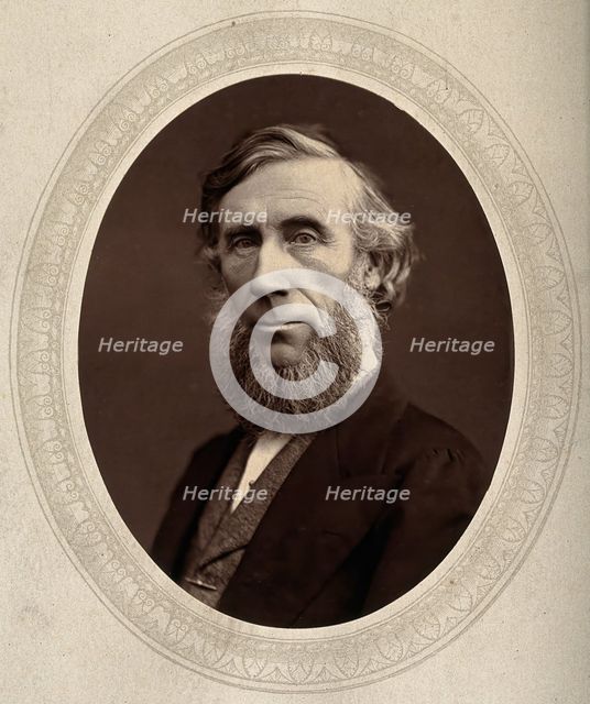 John Tyndall, late 19th century.  Creator: Lock & Whitfield.