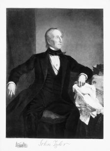 John Tyler, 10th President of the United States of America, (1901). Creator: Unknown