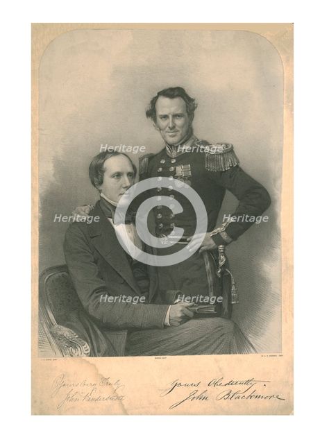 'John Vandersuste; John Blackmore', c1855. Artist: James Henry Lynch.
