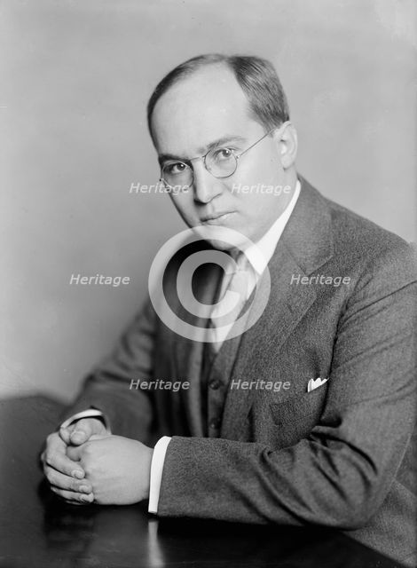 John W. Barriger III - Portrait, 1933. Creator: Harris & Ewing.