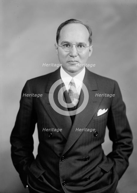 John W. Barriger III - Portrait, 1942.  Creator: Harris & Ewing.