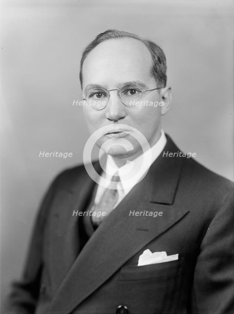 John W. Barriger III - Portrait, 1942.  Creator: Harris & Ewing.