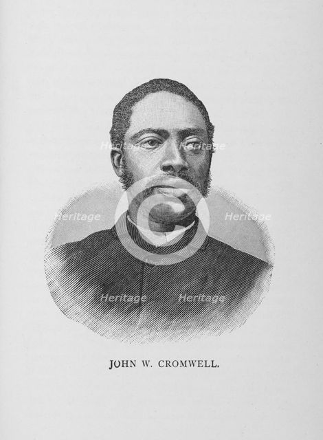 John W. Cromwell, 1887. Creator: Unknown.