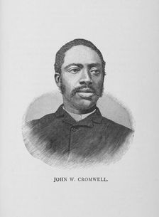 John W. Cromwell, 1887. Creator: Unknown