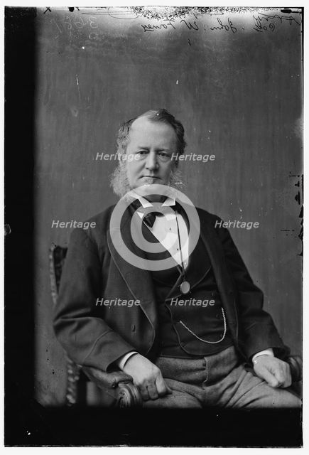 John W. Forney, Clerk of Congress and journalist, between 1870 and 1880. Creator: Unknown.