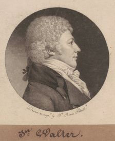 John Walter, 1798-1803. Creator: Charles Balthazar Julien Févret de Saint-Mémin