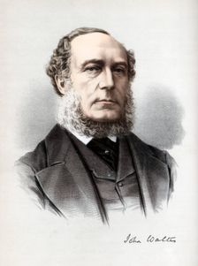 John Walter, British moderate Liberal politician, c1890.Artist: Cassell, Petter & Galpin