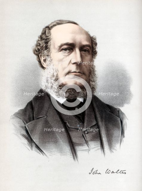 John Walter, British moderate Liberal politician, c1890.Artist: Cassell, Petter & Galpin