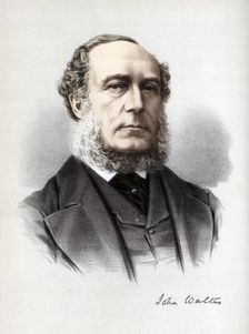 John Walter, British moderate Liberal politician, c1890.Artist: Cassell, Petter & Galpin
