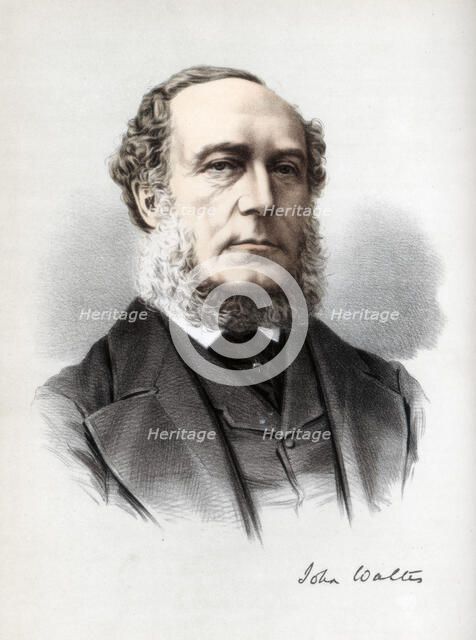 John Walter, British moderate Liberal politician, c1890.Artist: Cassell, Petter & Galpin