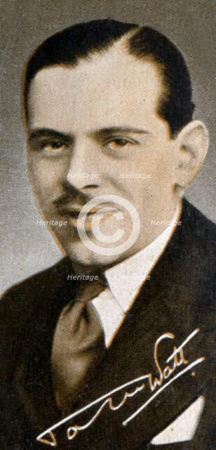 John Watt (1901-1960), radio broadcaster and producer, 1935. Artist: Unknown