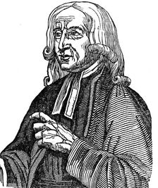 John Wesley, 18th century English non-conformist preacher, 1832