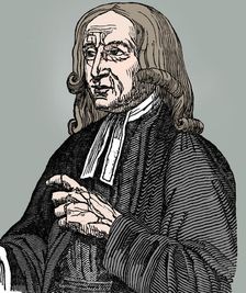 John Wesley, 18th century English non-conformist preacher, 1832