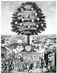 John Wesley and George Whitefield, English evangelists and founders of Methodism, 18th century