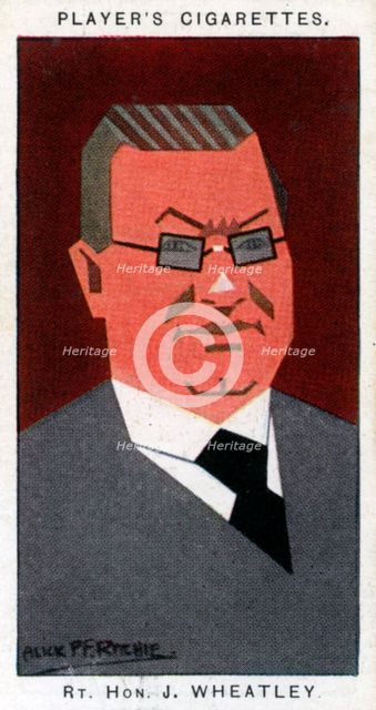 John Wheatley, Scottish politician, 1926.Artist: Alick P F Ritchie